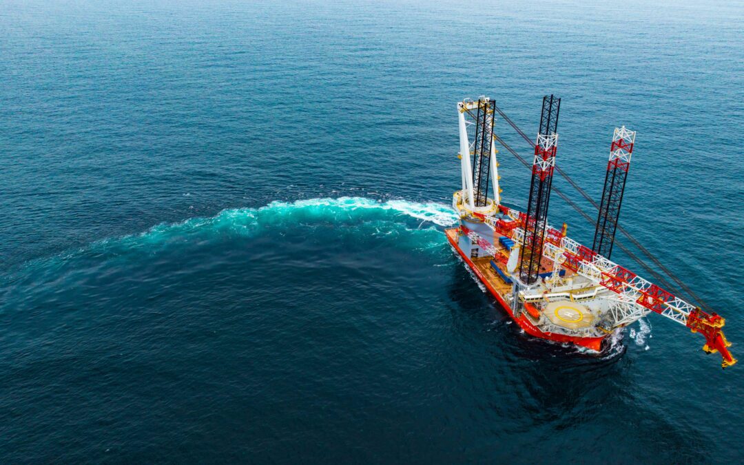 Wind peak, the sister ship of Wind Alley. Photo by Cadeler UK