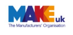 The logo of the Make UK manufacturer's organisation.