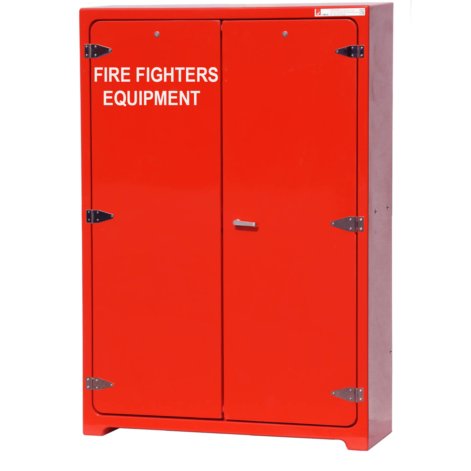 JB17FE Fire fighter's equipment cabinet by Jo Bird with doors closed