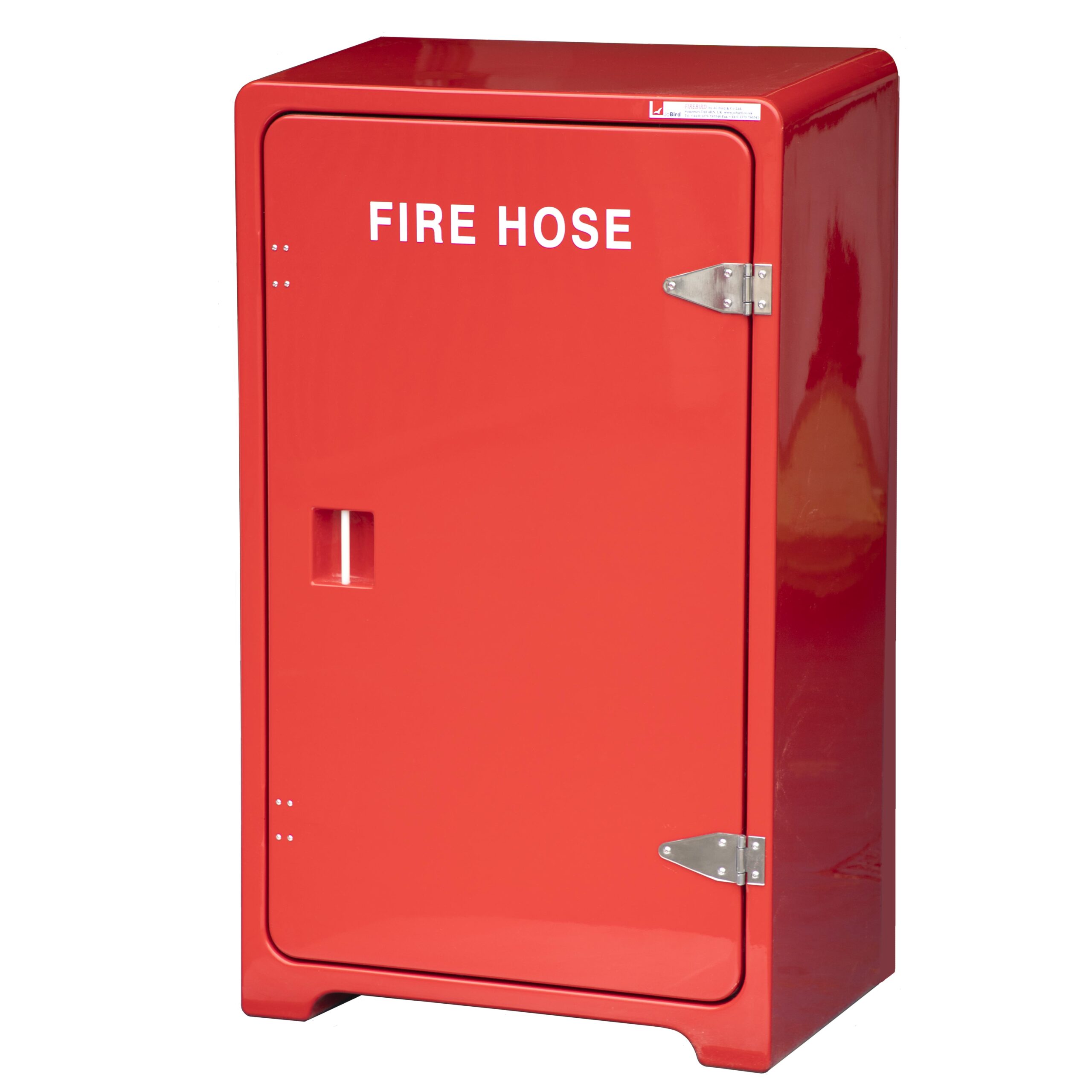 JB10H 2023 JB10H Fire hose cabinet by Jo Bird. Shown in red RAL 3000