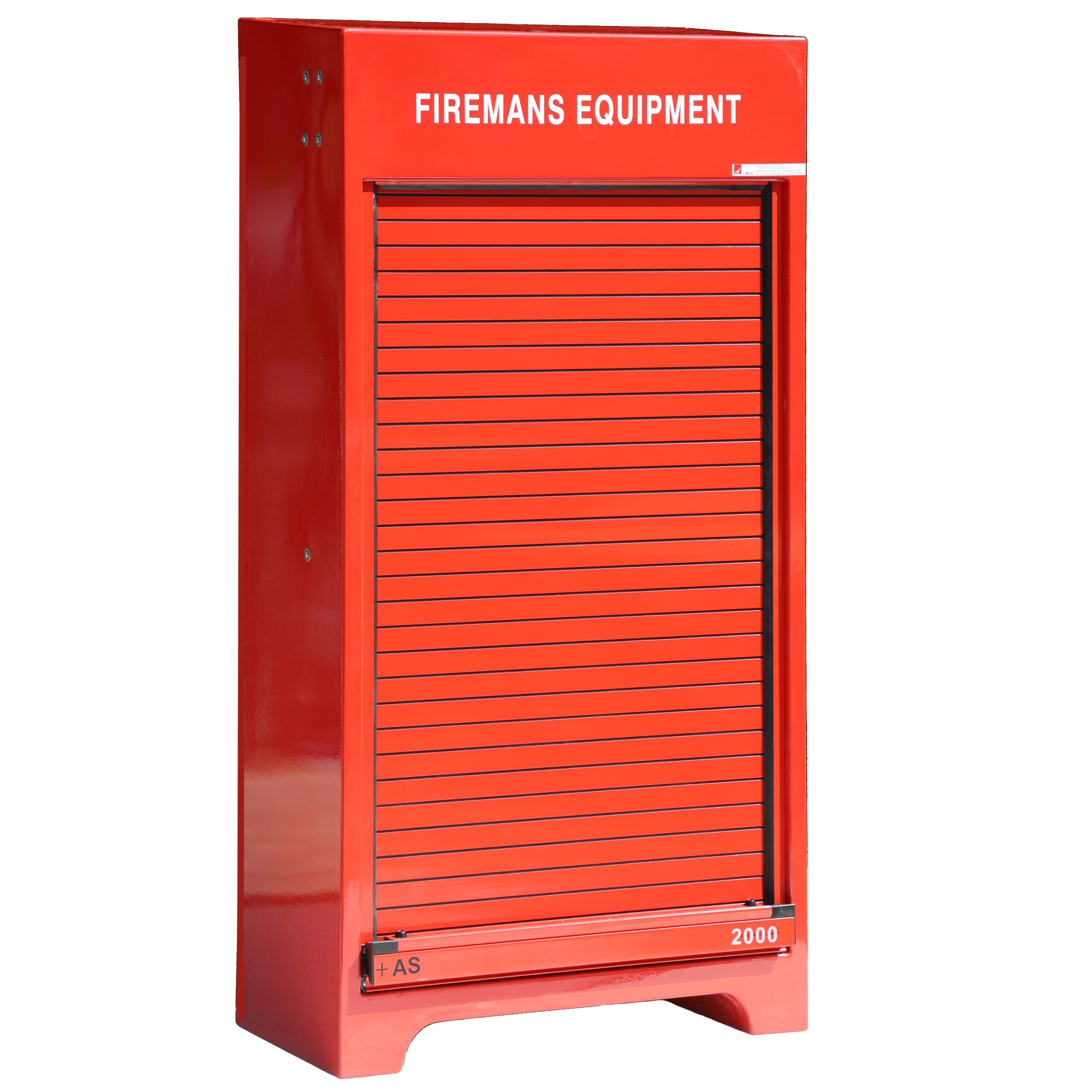 RS250FE Fire fighting equipment locker with roller door in the closed position