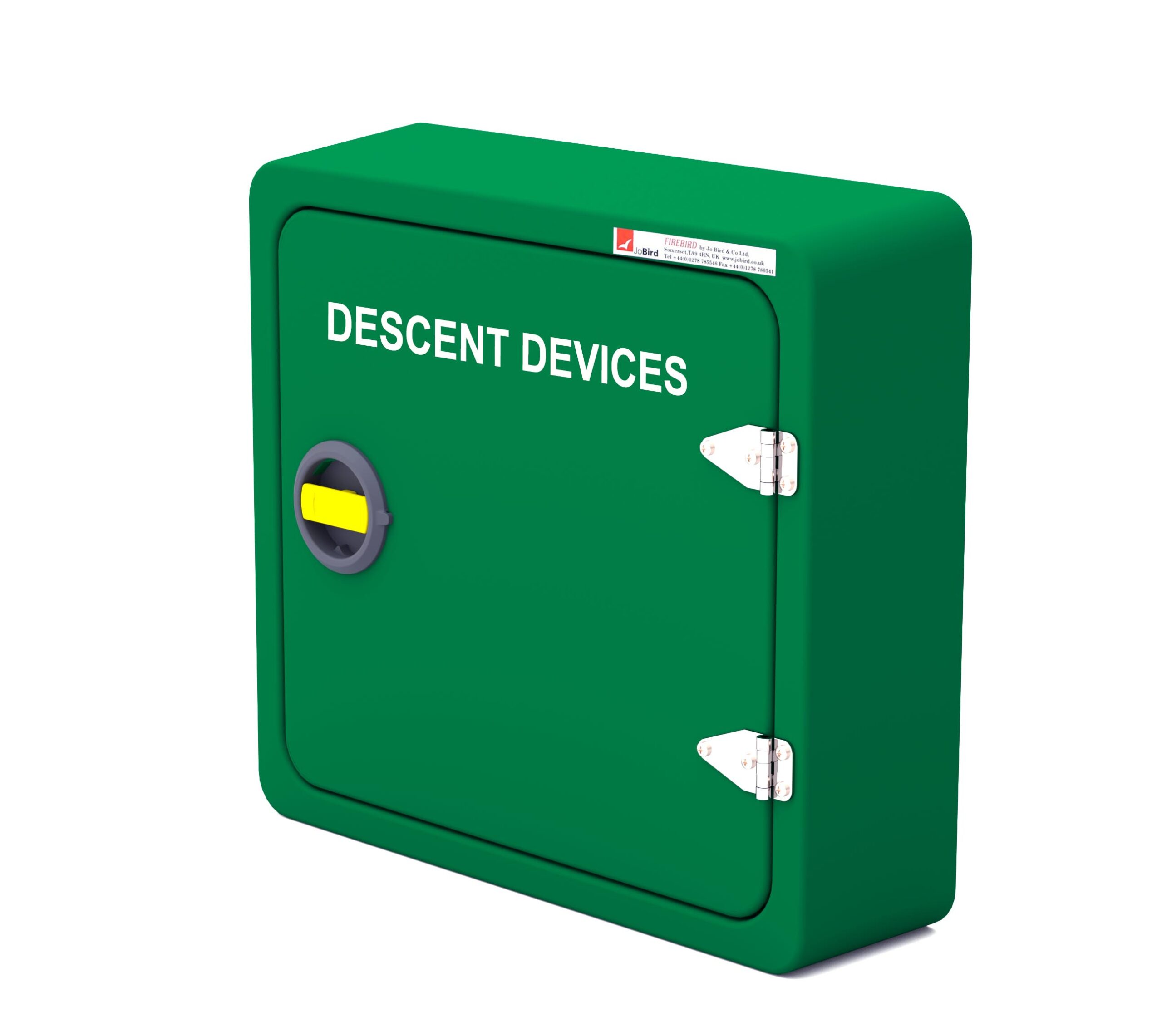JB85 Descent device cabinet in green RAL 6029
