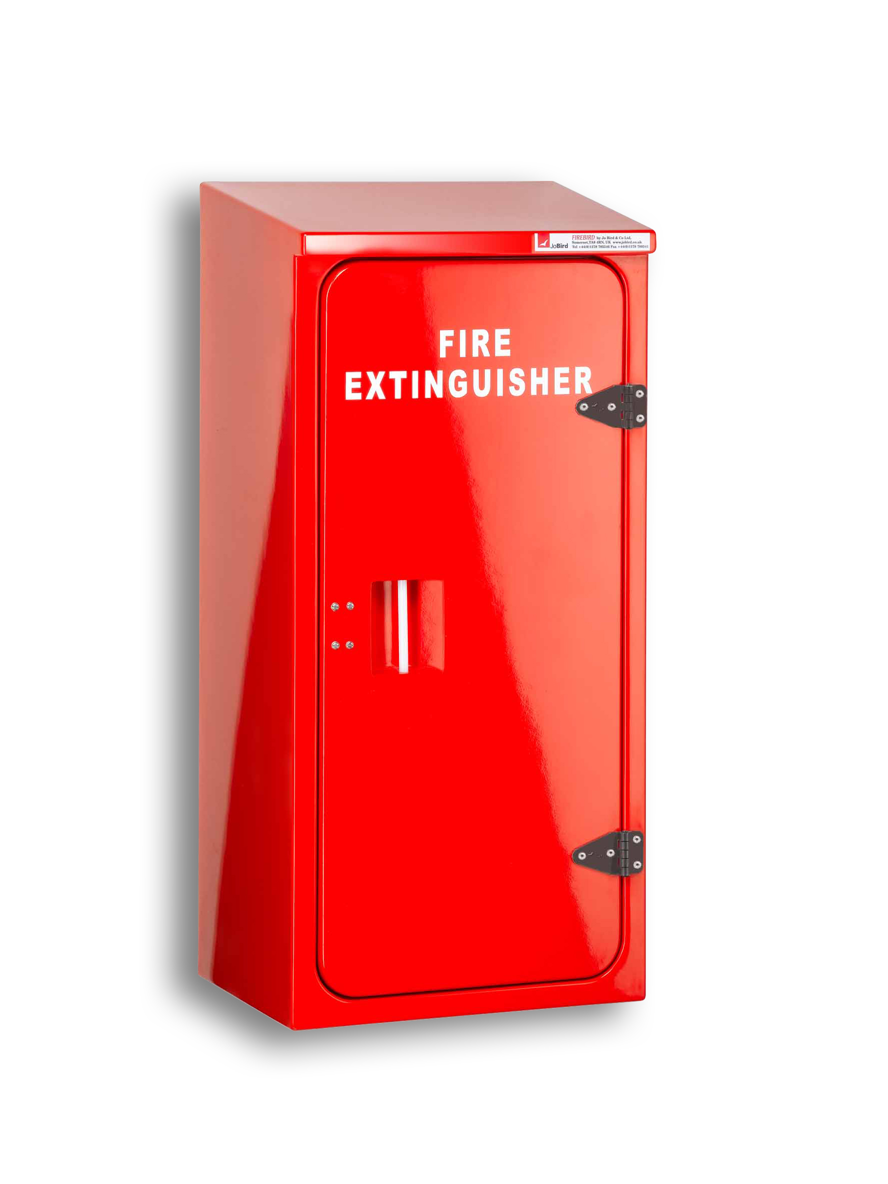 JB01 Closed PA66 LR copy JB01 portable fire extinguisher cabinet by Jo Bird with door closed