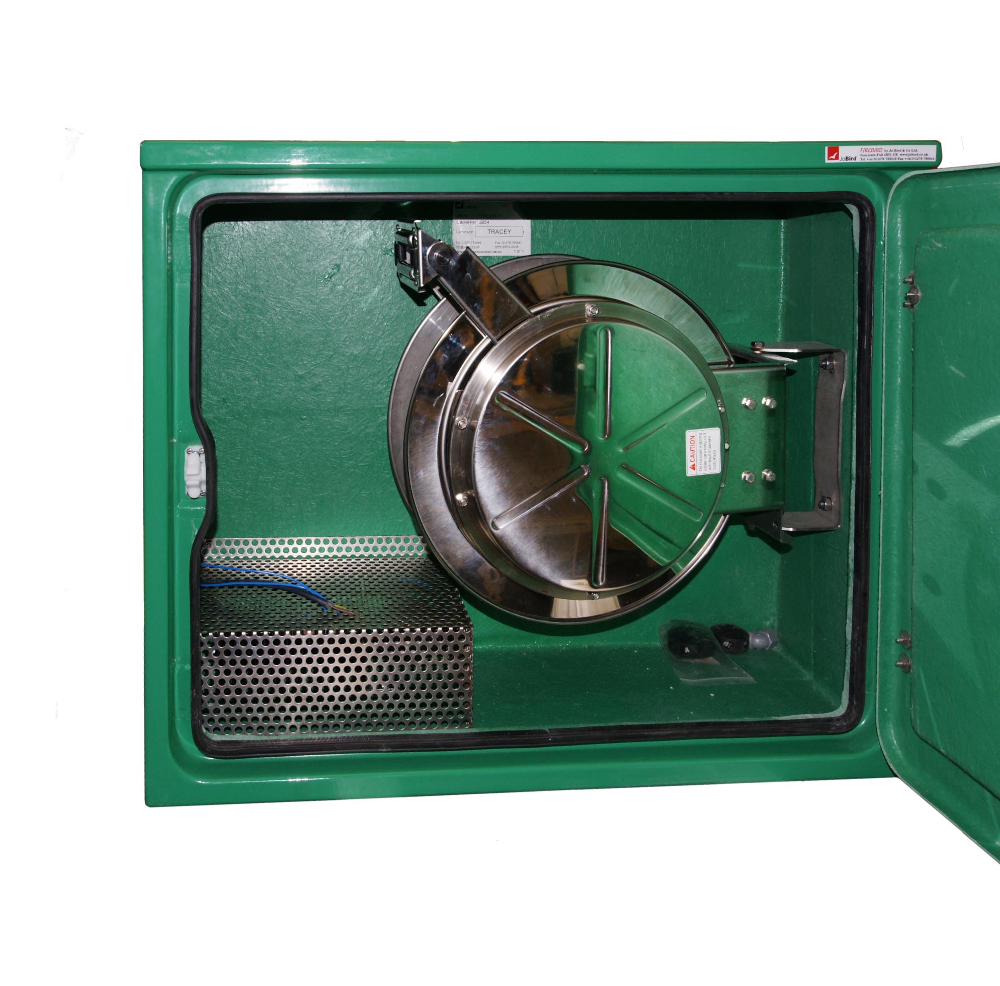 JB54HS with automatic hose reel and heater