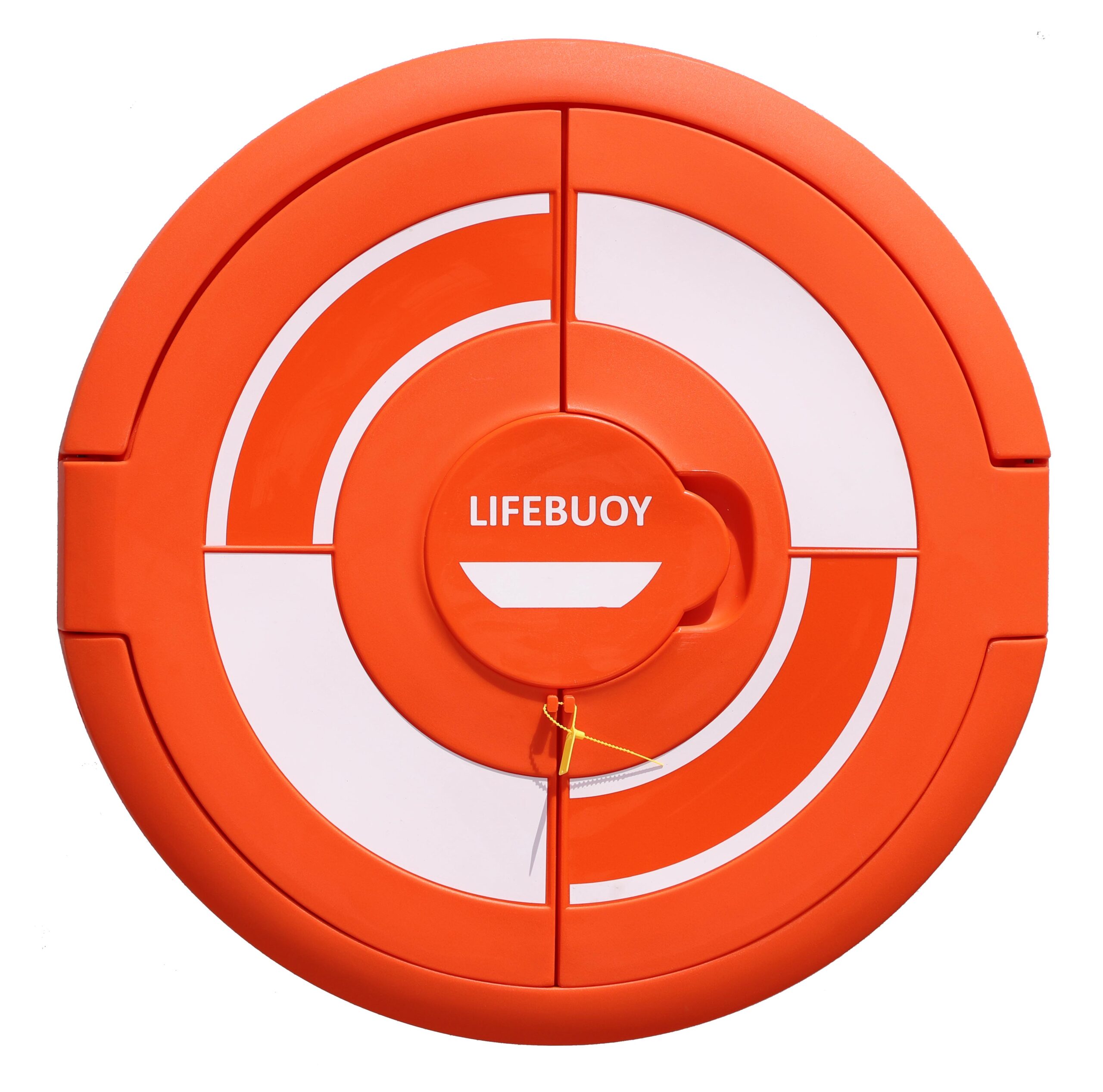 SOS400 Lifebuoy housing by Jo Bird shown with doors closed
