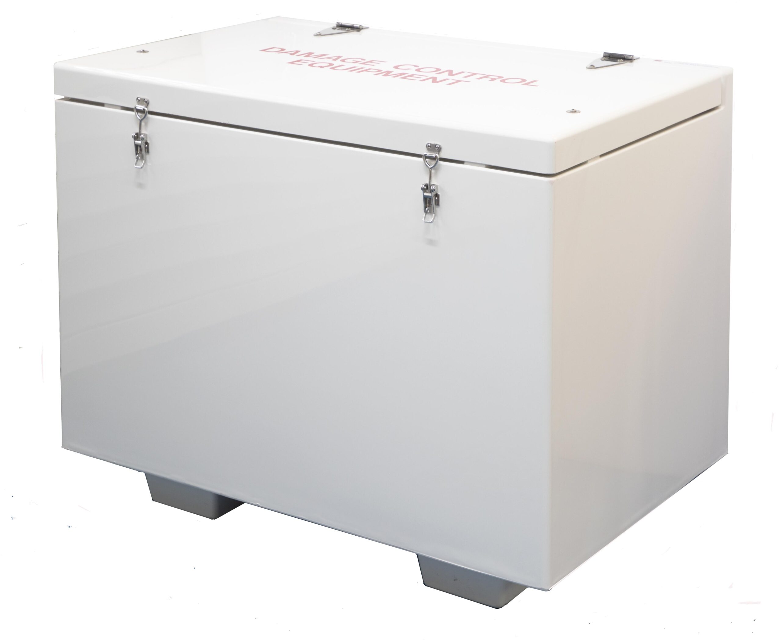 Cabinet for damage control equipment in white RAL 9010