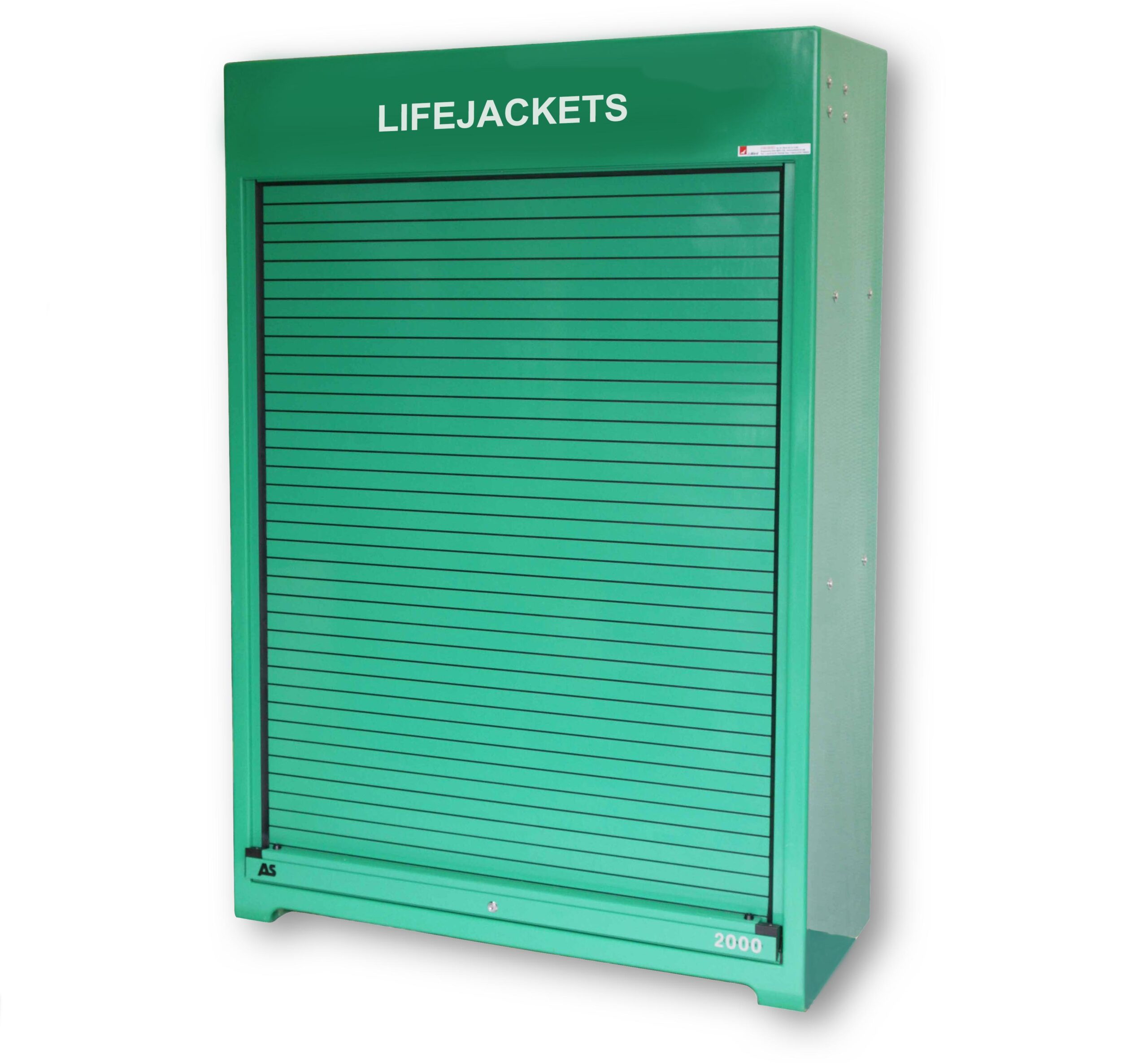 RS300.600 in green with roller door closed