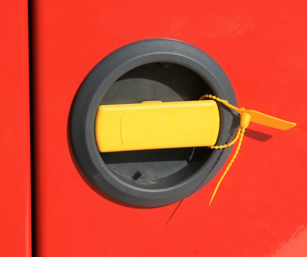 Rotary handle with anti-tamper seal