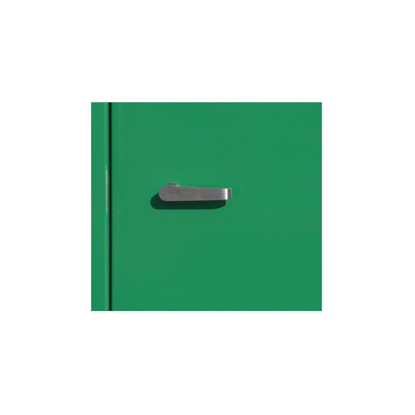 Optional 3 way locking system with 316 stainless steel L handle.