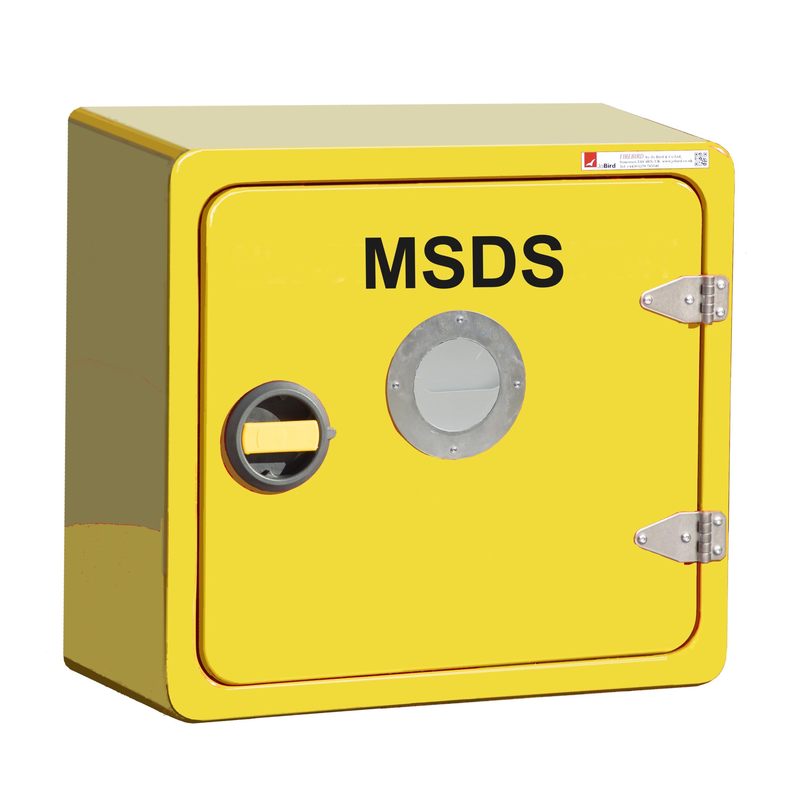 JB85 Material safety datasheet cabinet with internal rack